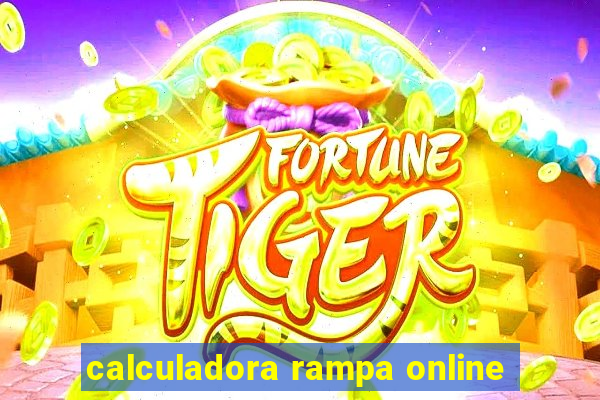 calculadora rampa online